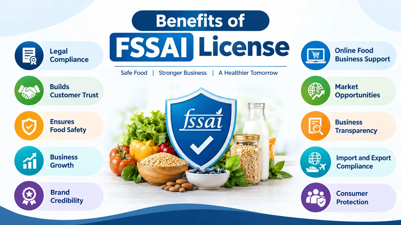 benefits of fssai license